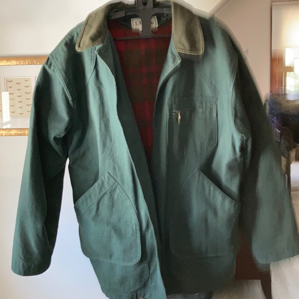 LL BEAN VINTAGE CHORE COAT men’s sz l